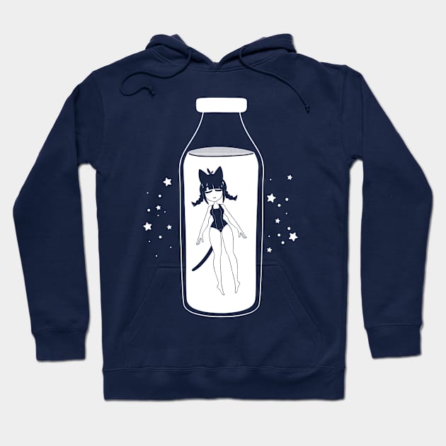 Bottle Girl (White ver.) Hoodie by Inustar